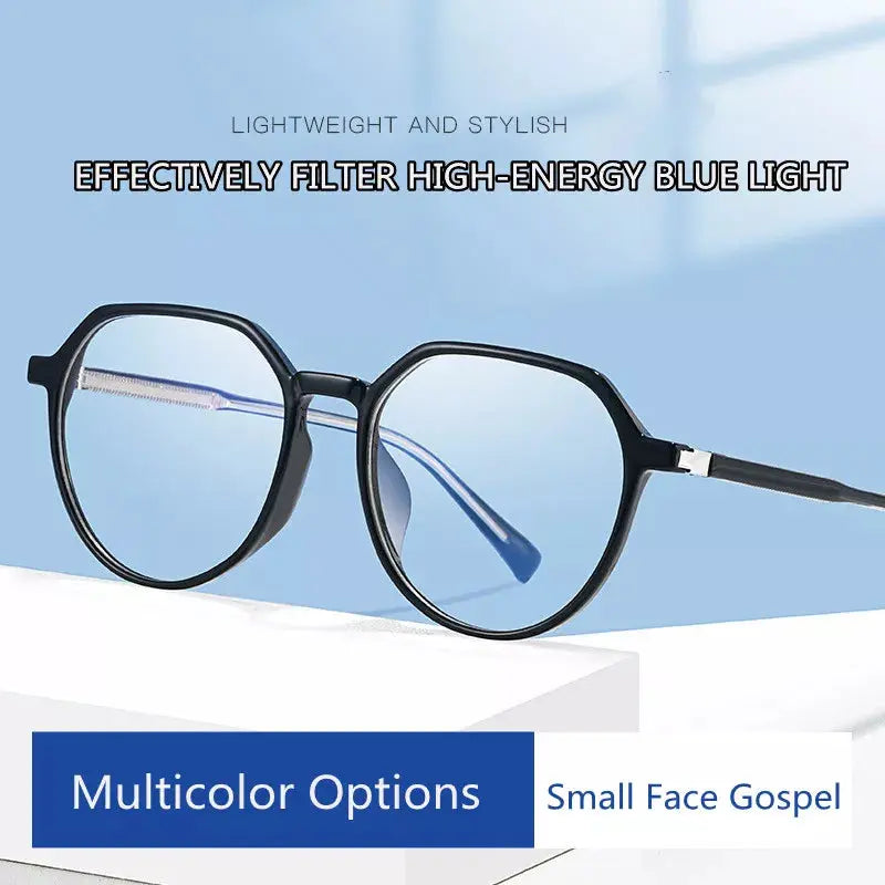 Unisex Oval Full Rim TR90 Flat Top Reading Glasses 7810 — view 2 | Rx Spectacle