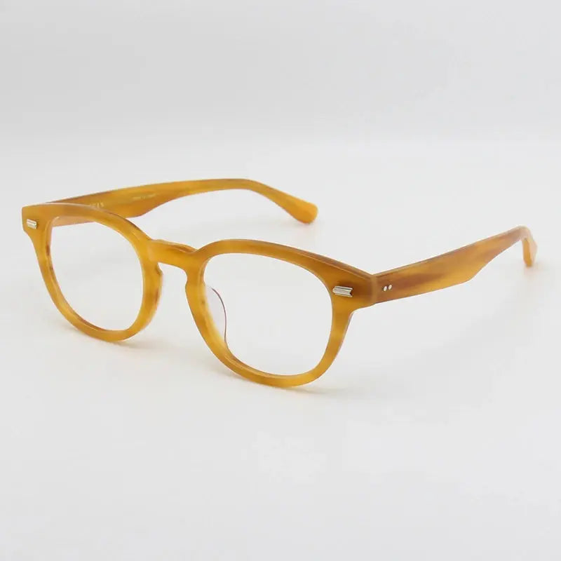Unisex Round Full Rim Acetate Prescription Glasses 22145 — view 7 | Rx Spectacle