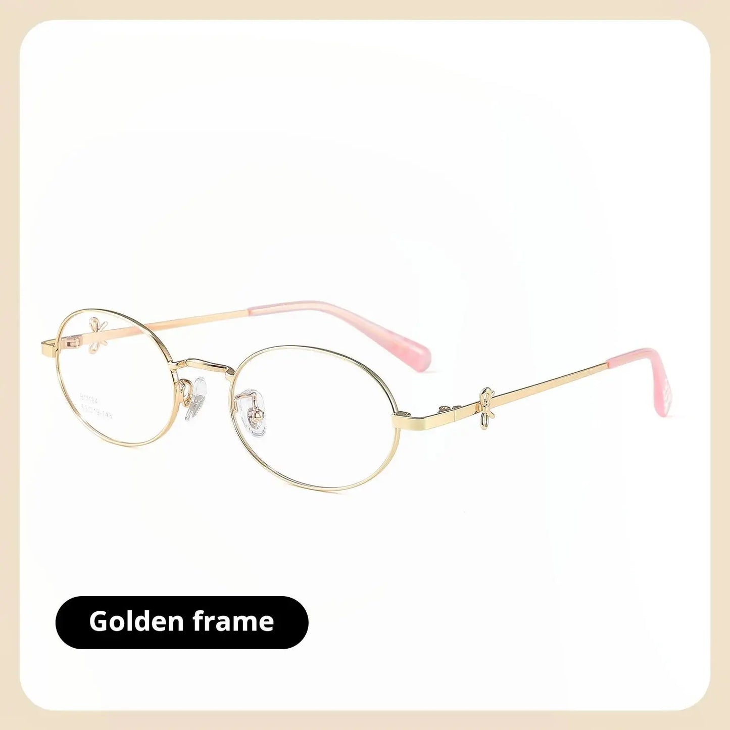 Women's Oval Full Rim Alloy Prescription Glasses 72164 — view 3 | Rx Spectacle