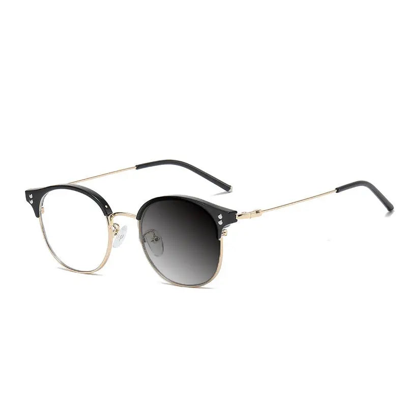Men's Browline Full Rim Alloy Reading Glasses 22001 — view 4 | Rx Spectacle