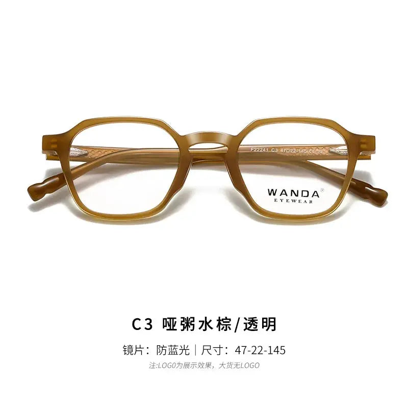 Women's Polygon Full Rim TR90 Prescription Glasses 22241 — view 6 | Rx Spectacle