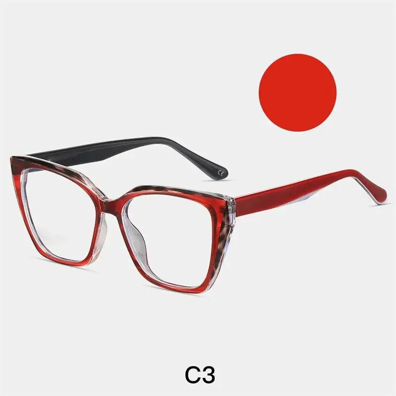 Women's Cat Eye Full Rim Acetate Prescription Glasses 87216 — view 9 | Rx Spectacle
