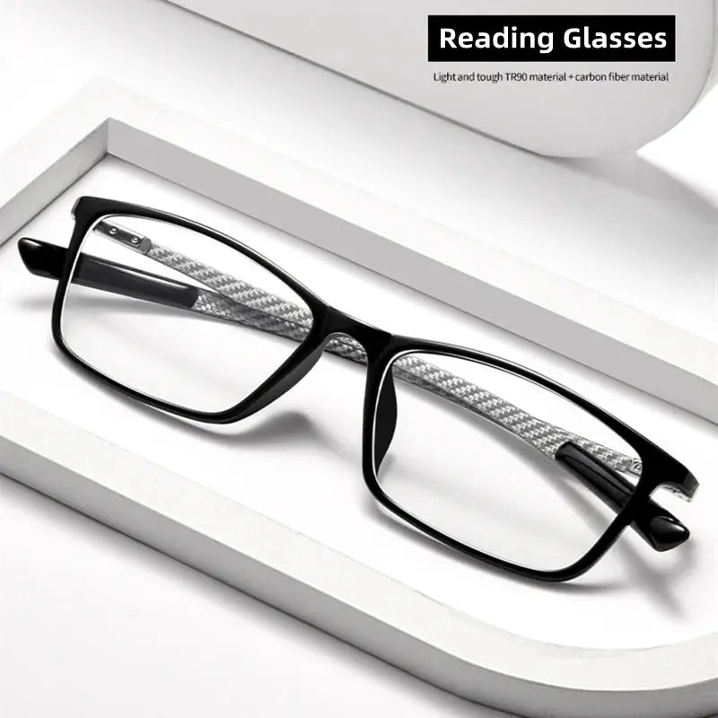 Unisex Square Full Rim TR90 Reading Glasses 0017 — view 2 | Rx Spectacle