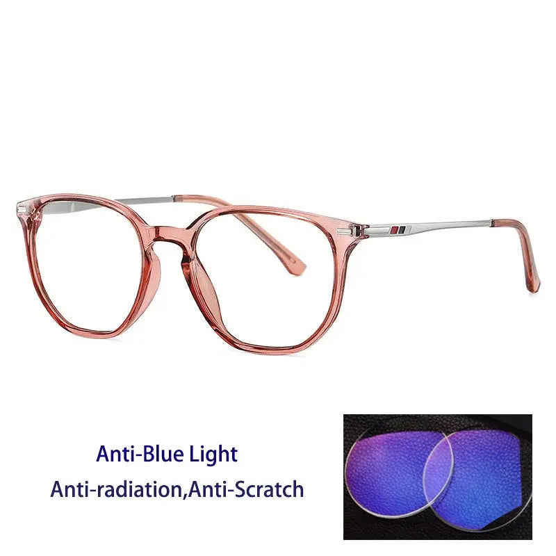 Unisex Square Full Rim Titanium Prescription Glasses 691001 — view 5 | Rx Spectacle