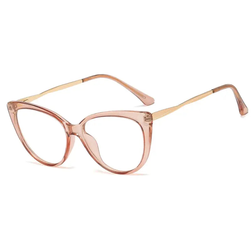Women's Cat Eye Full Rim TR90 Prescription Glasses 92388 — view 6 | Rx Spectacle