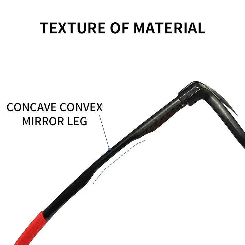 Men's Square Full Rim TR90 Sports Glasses 5851 — view 4 | Rx Spectacle