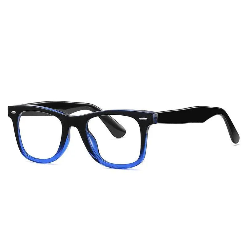 Unisex Square Full Rim Acetate Prescription Glasses 2102 — view 5 | Rx Spectacle