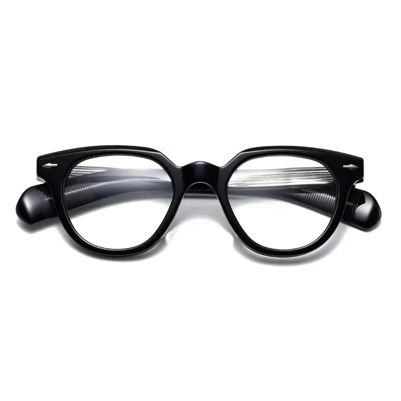 Unisex Irregular Full Rim Acetate Prescription Glasses 2241 — view 2 | Rx Spectacle