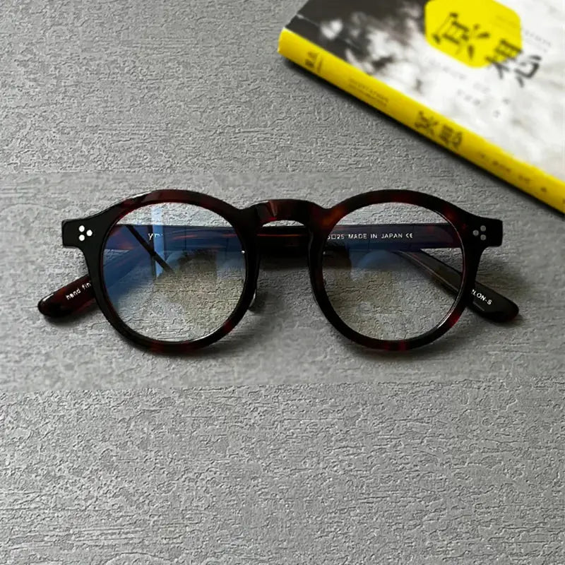 Unisex Round Full Rim Acetate Prescription Glasses 5125 — view 1 | Rx Spectacle