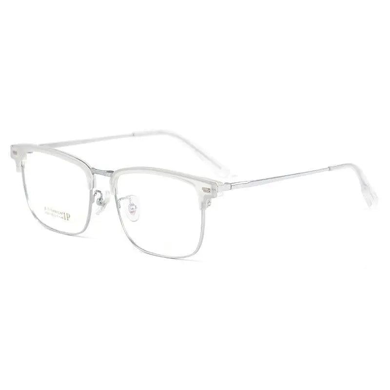 Men's Square Full Rim Titanium Prescription Glasses 2322BJ — view 6 | Rx Spectacle