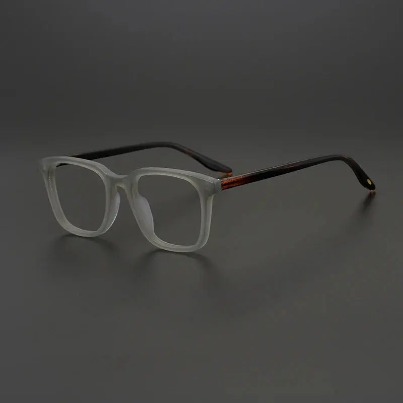 Men's Square Full Rim Acetate Prescription Glasses 9020 — view 3 | Rx Spectacle