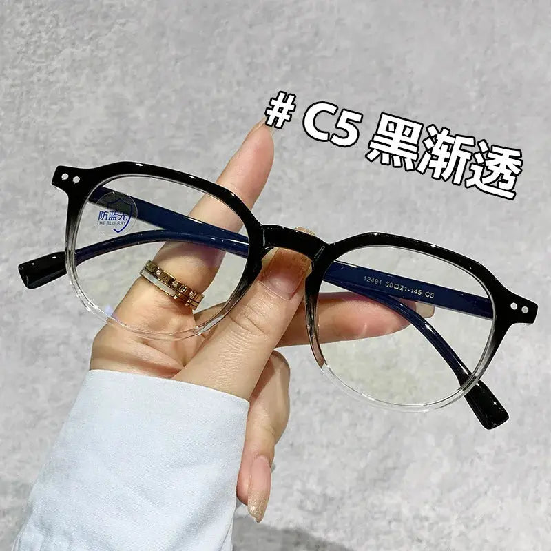 Unisex Oval Full Rim TR90 Prescription Glasses 12491 — view 6 | Rx Spectacle