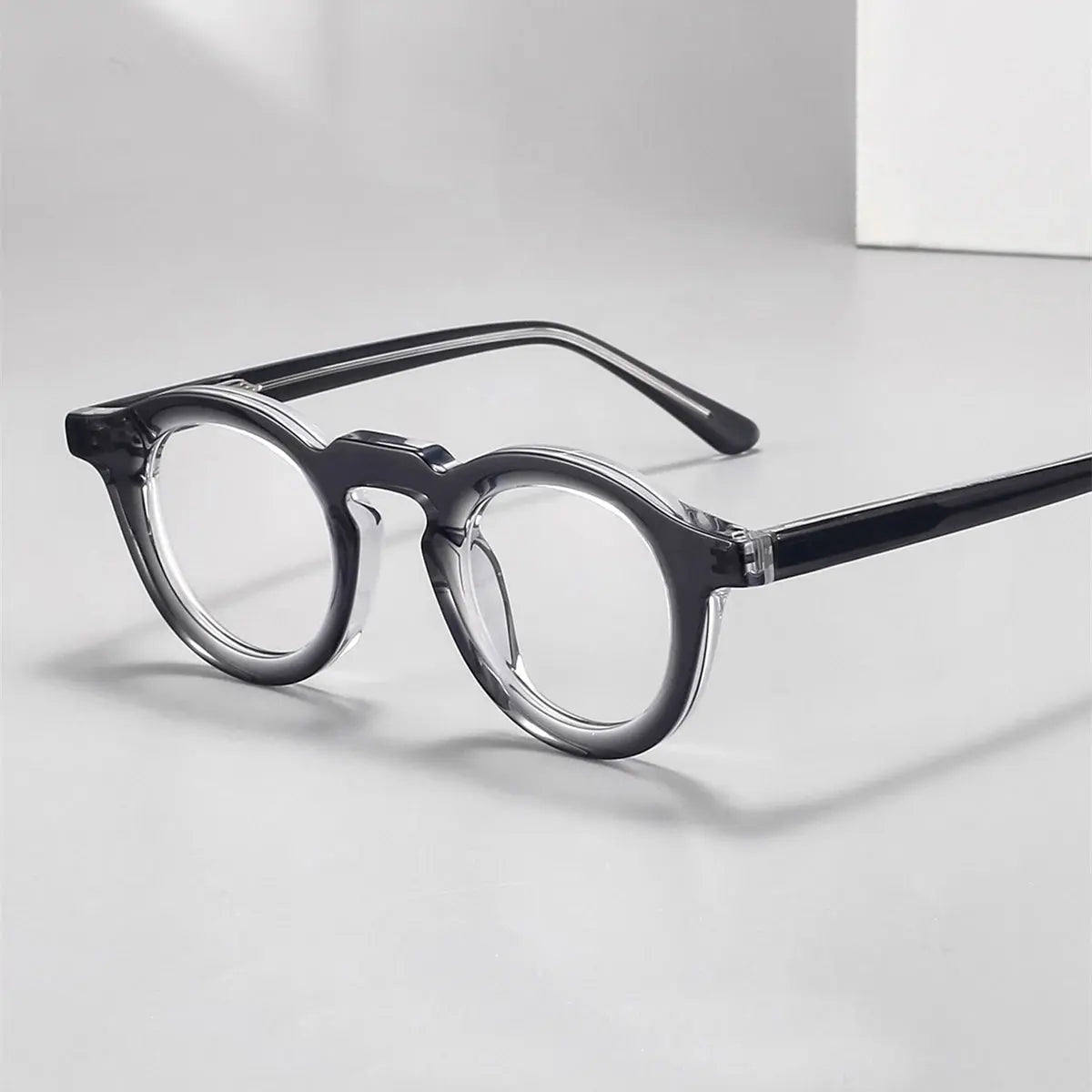 Women's Round Full Rim Acetate Prescription Glasses 23107 — view 1 | Rx Spectacle