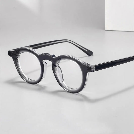 Women's Round Full Rim Acetate Prescription Glasses 23107 — view 1 | Rx Spectacle