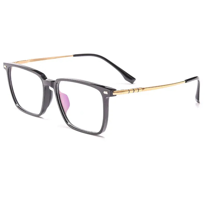 Men's Square Full Rim Titanium Prescription Glasses 948501 — view 6 | Rx Spectacle