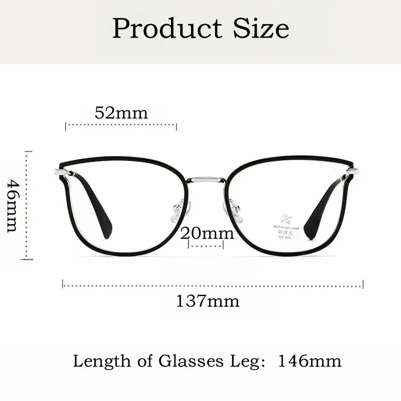 Women's Cat Eye Full Rim TR90 Prescription Glasses Y2293 — view 4 | Rx Spectacle