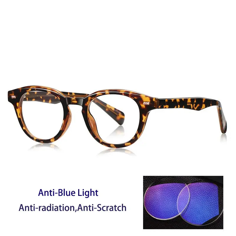 Unisex Oval Full Rim Acetate Reading Glasses 82016 — view 8 | Rx Spectacle