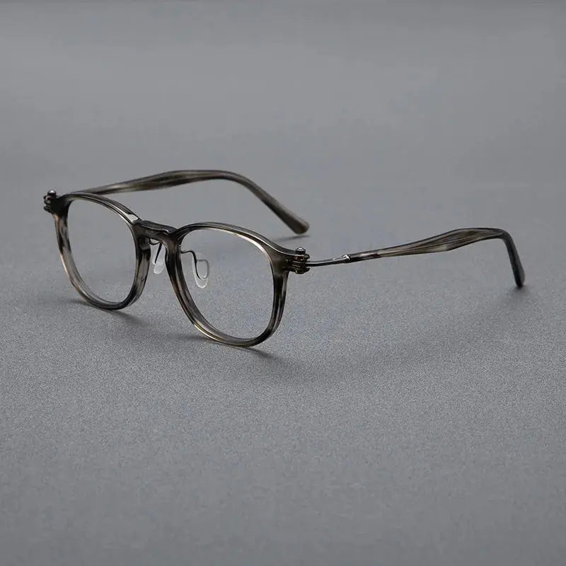 Unisex Square Full Rim Acetate Prescription Glasses 0265585 — view 6 | Rx Spectacle