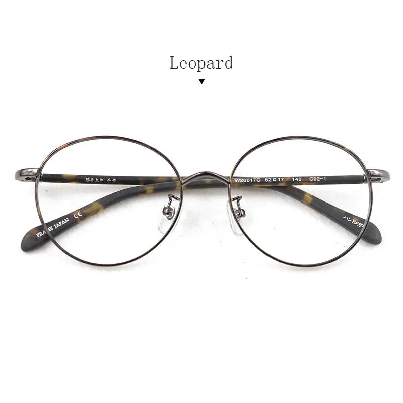 Unisex Round Full Rim Alloy Prescription Glasses 826017 — view 5 | Rx Spectacle