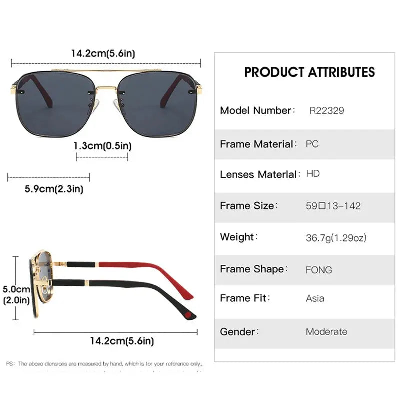 Unisex Square Full Rim Stainless Steel Prescription Glasses 223290 — view 2 | Rx Spectacle