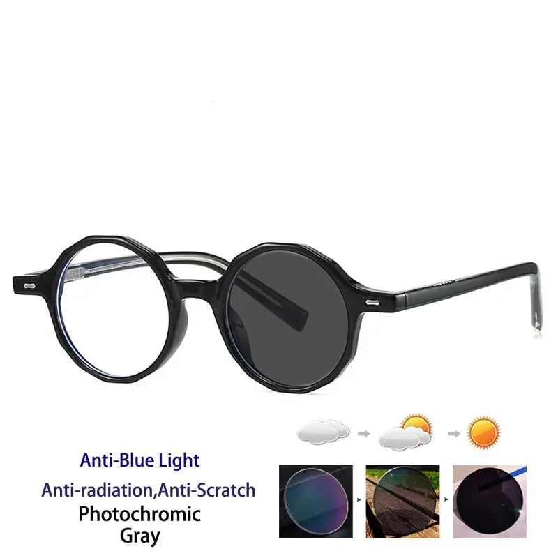 Women's Round Full Rim TR90 Reading Glasses 28008 — view 9 | Rx Spectacle