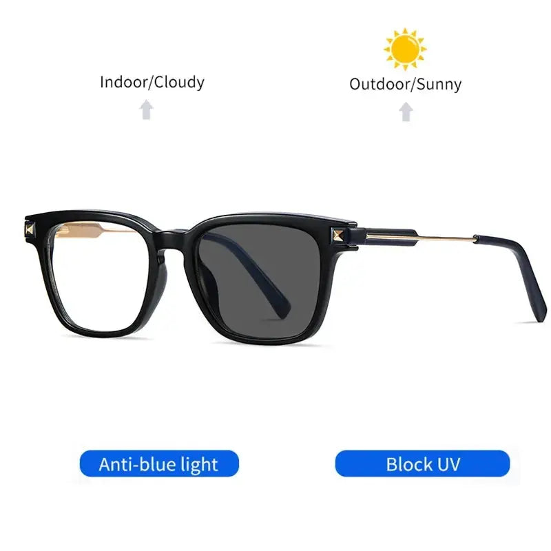 Unisex Square Full Rim TR90 Reading Glasses 2068 — view 4 | Rx Spectacle