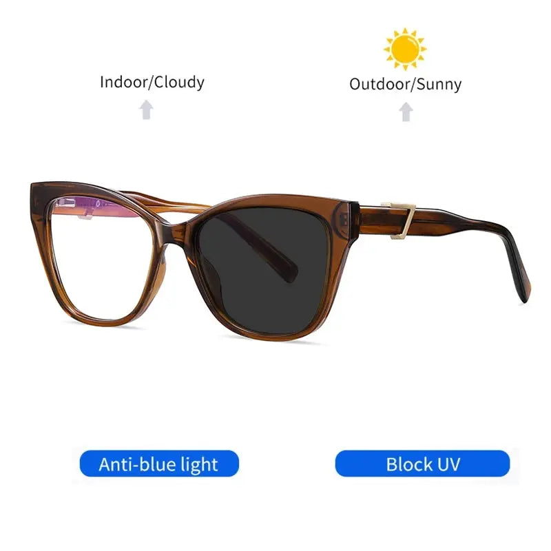 Unisex Cat Eye Full Rim Acetate Reading Glasses C909 — view 4 | Rx Spectacle