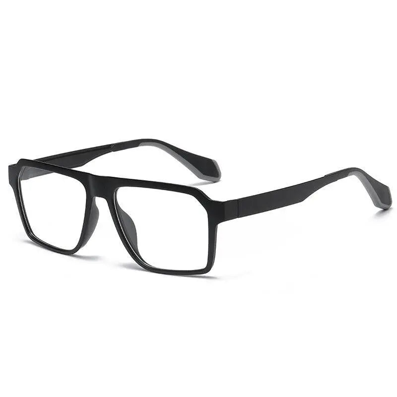 Men's Square Full Rim Titanium Sports Glasses 02004 — view 2 | Rx Spectacle