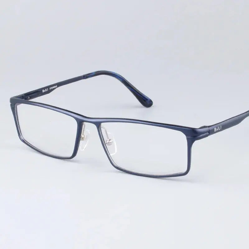 Men's Browline Full Rim Titanium Prescription Glasses 262479 — view 4 | Rx Spectacle