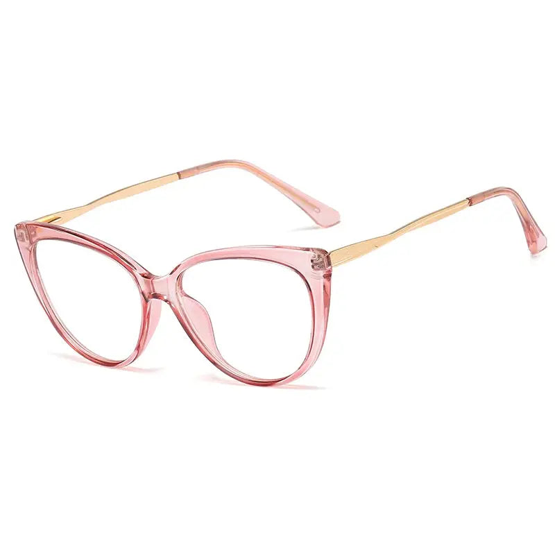 Women's Cat Eye Full Rim TR90 Prescription Glasses 92388 — view 3 | Rx Spectacle