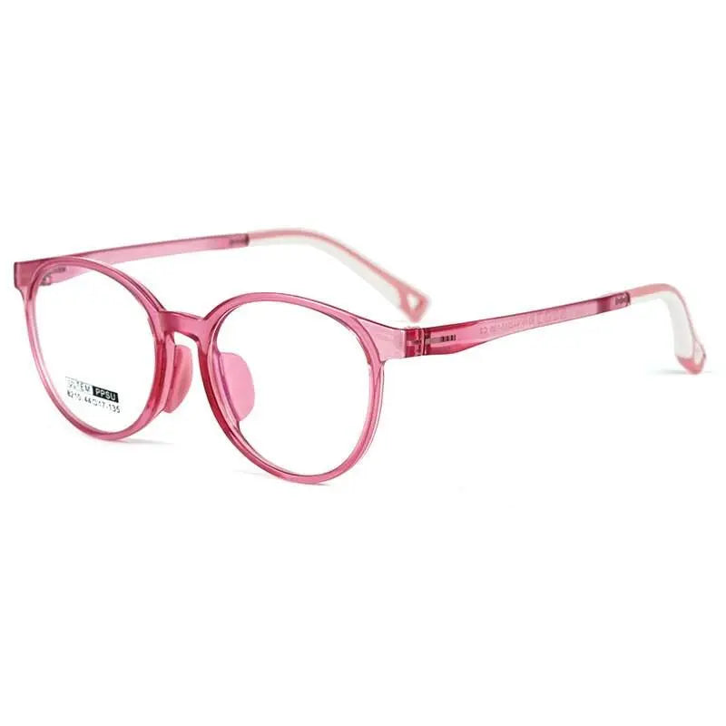 Unisex Round Full Rim Ultem Prescription Glasses 8210S — view 3 | Rx Spectacle