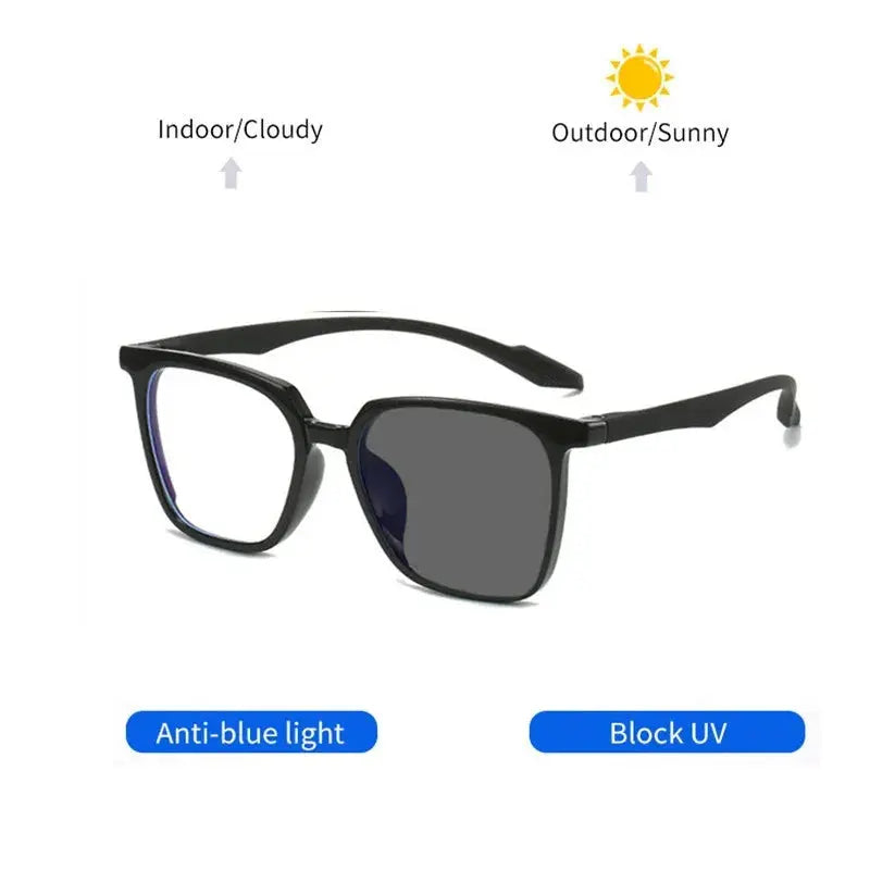 Unisex Square Full Rim Acetate Reading Glasses 81013 — view 4 | Rx Spectacle