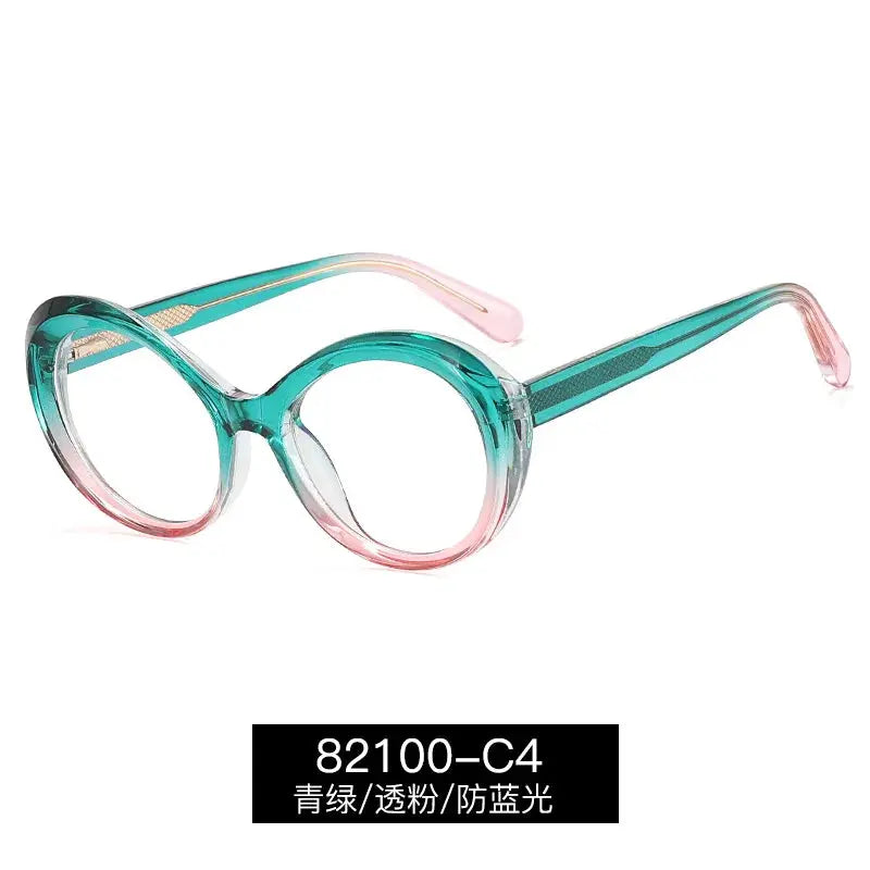 Unisex Oval Full Rim TR90 Prescription Glasses 369142 — view 3 | Rx Spectacle