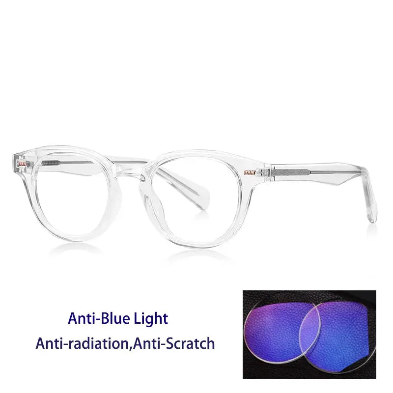 Unisex Oval Full Rim Acetate Reading Glasses 82016 — view 6 | Rx Spectacle