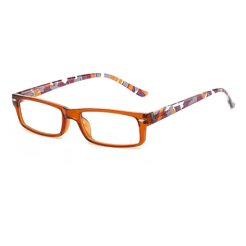 Women's Square Full Rim Alloy Reading Glasses 525004 — view 5 | Rx Spectacle
