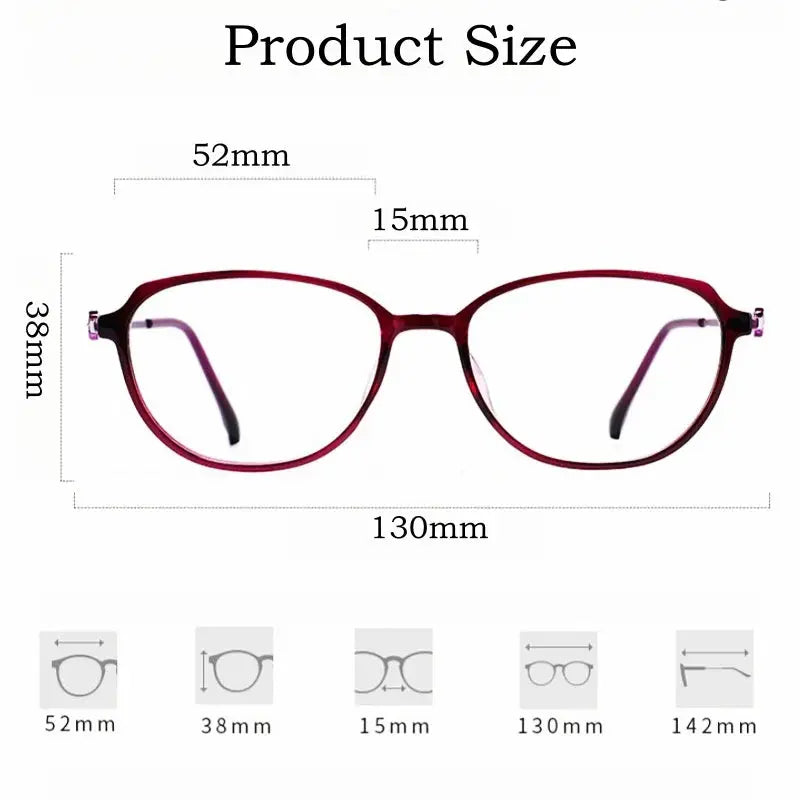 Women's Cat Eye Full Rim Alloy Prescription Glasses F123x — view 3 | Rx Spectacle