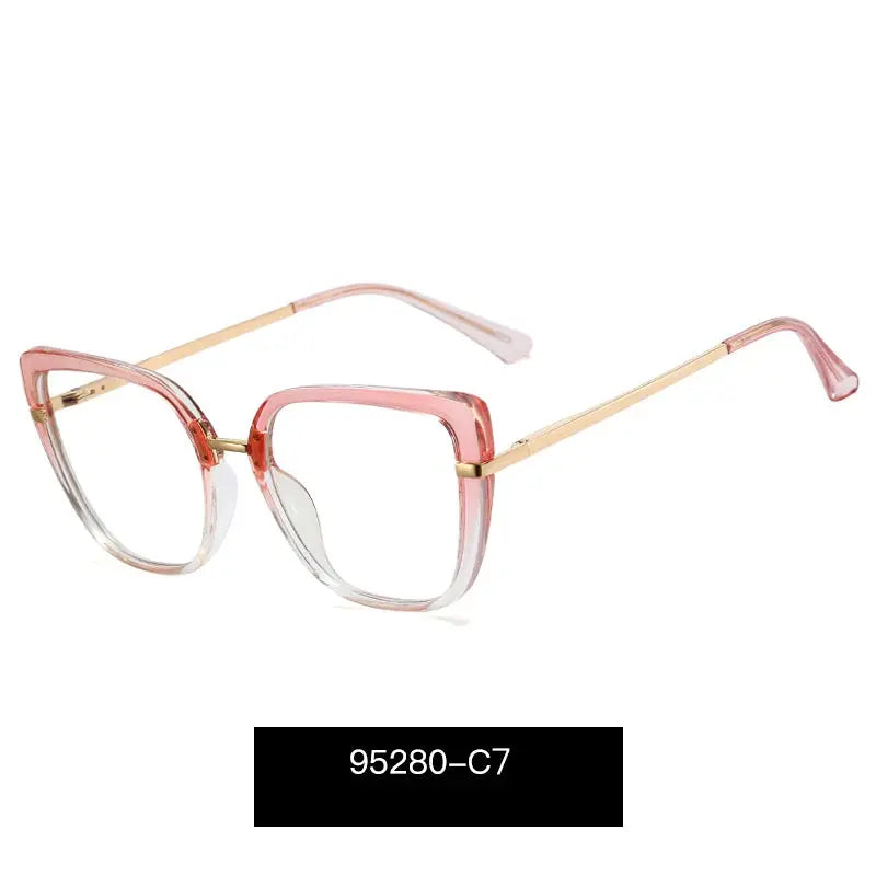 Women's Cat Eye Full Rim TR90 Prescription Glasses 195280 — view 8 | Rx Spectacle