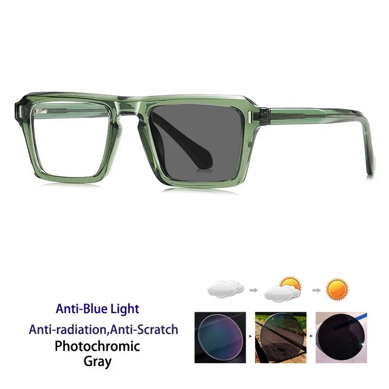 Unisex Browline Full Rim Acetate Reading Glasses 511049 — view 5 | Rx Spectacle