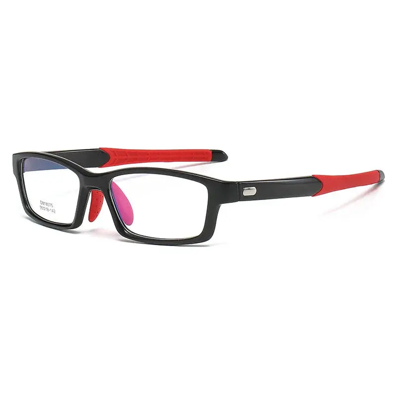 Men's Rectangular Full Rim Titanium Sports Glasses 90 — view 5 | Rx Spectacle