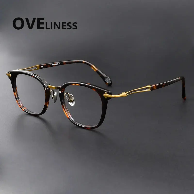 Unisex Oval Full Rim Titanium Prescription Glasses 369143 — view 5 | Rx Spectacle