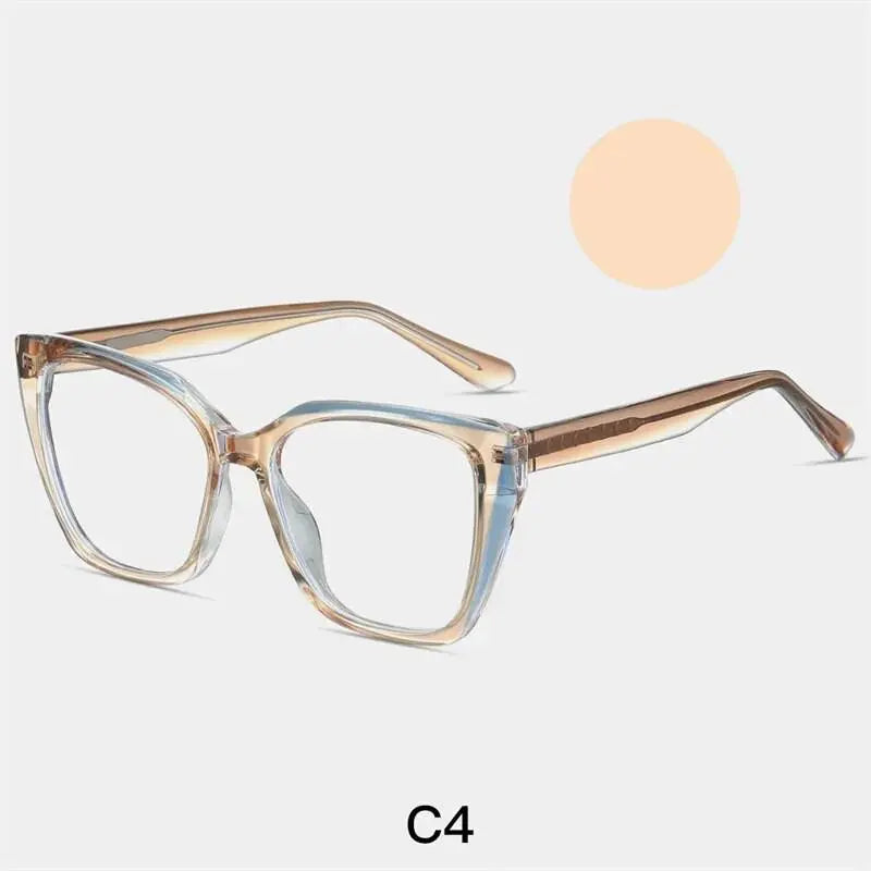 Women's Cat Eye Full Rim Acetate Prescription Glasses 87216 — view 10 | Rx Spectacle