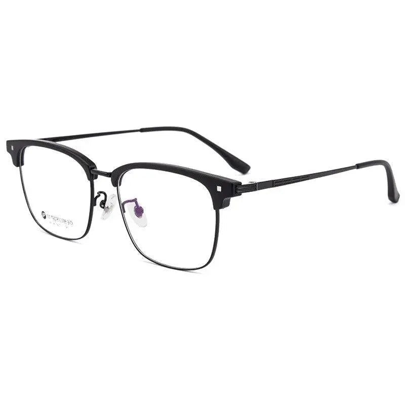 Men's Square Full Rim Acetate Prescription Glasses M224 — view 4 | Rx Spectacle