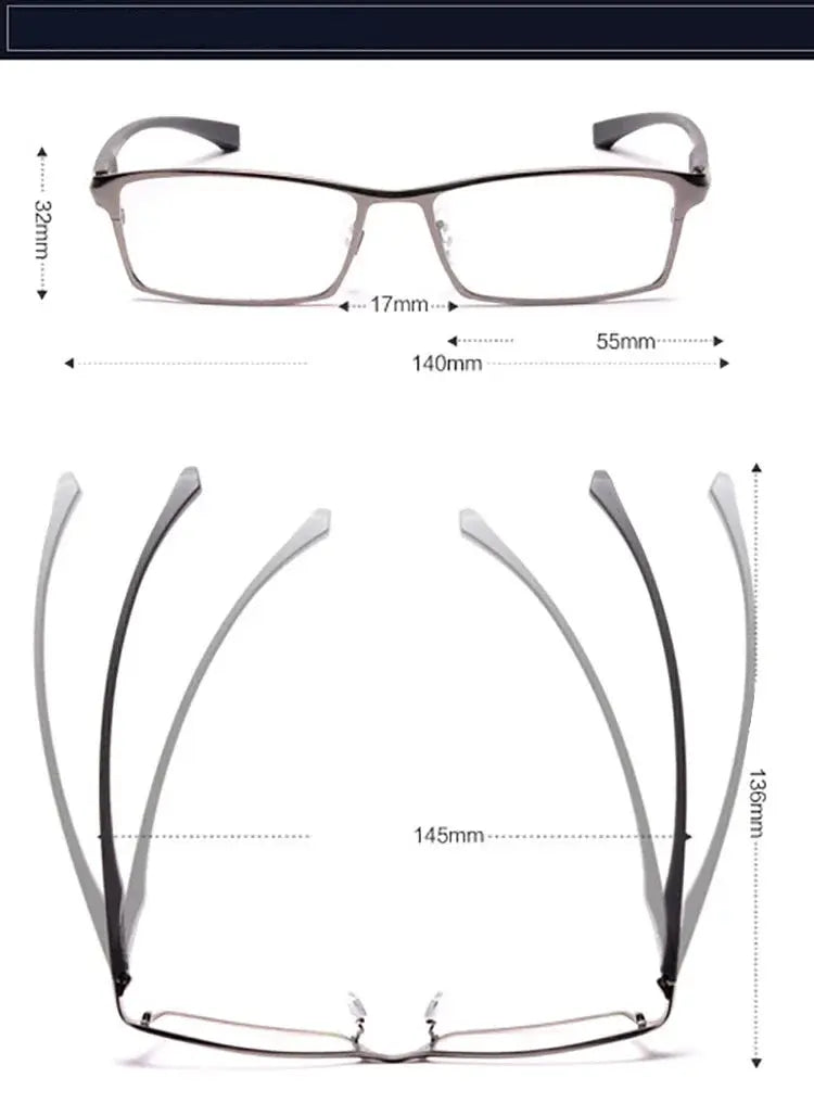 Unisex Square Full Rim Acetate Prescription Glasses 549140 — view 2 | Rx Spectacle