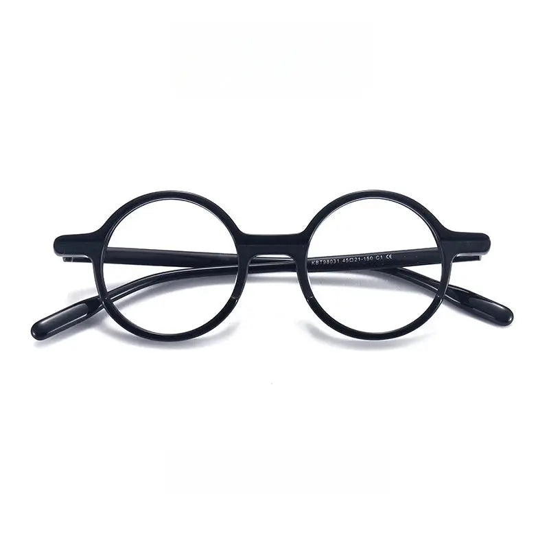 Women's Round Full Rim Acetate Prescription Glasses 98031 — view 6 | Rx Spectacle