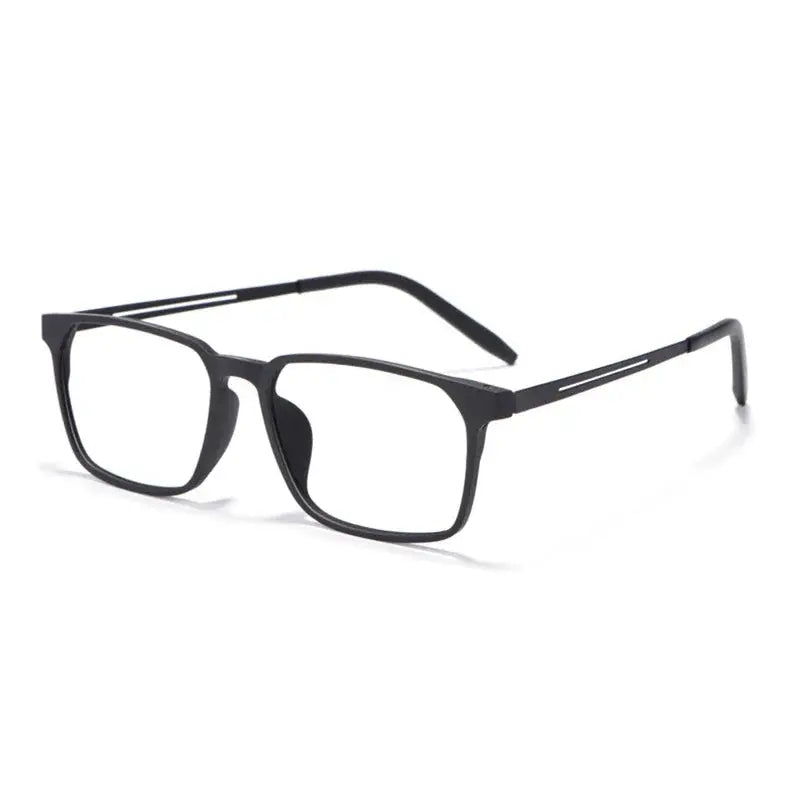 Unisex Square Full Rim Titanium Prescription Glasses 887824 — view 6 | Rx Spectacle