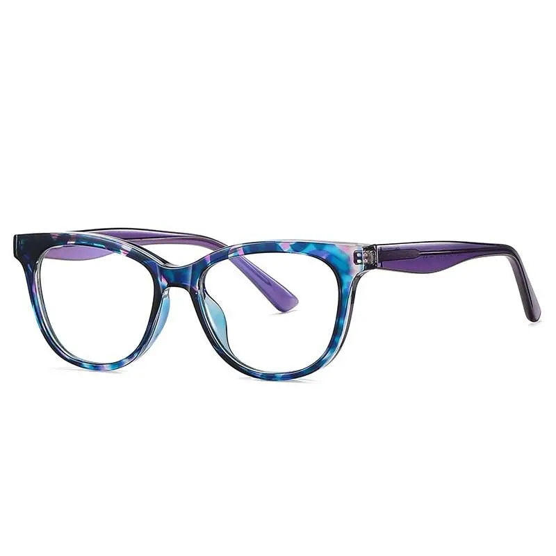 Women's Square Full Rim Titanium Prescription Glasses 20210 — view 3 | Rx Spectacle