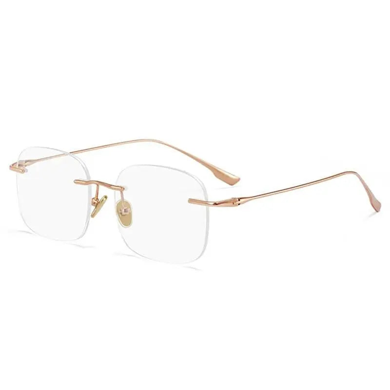 Men's Rimless Titanium Prescription Glasses 99219 — view 4 | Rx Spectacle