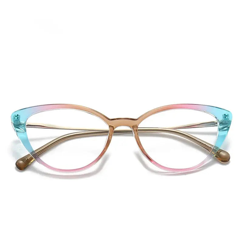 Unisex Cat Eye Full Rim Acetate Prescription Glasses 48099 — view 7 | Rx Spectacle