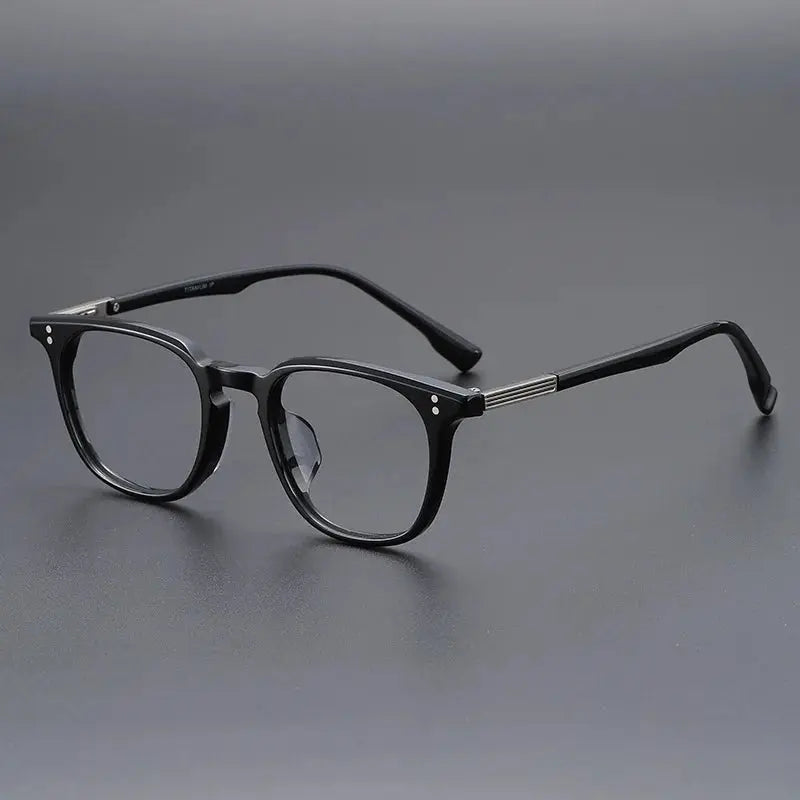 Unisex Square Full Rim Titanium Prescription Glasses 22003 — view 3 | Rx Spectacle