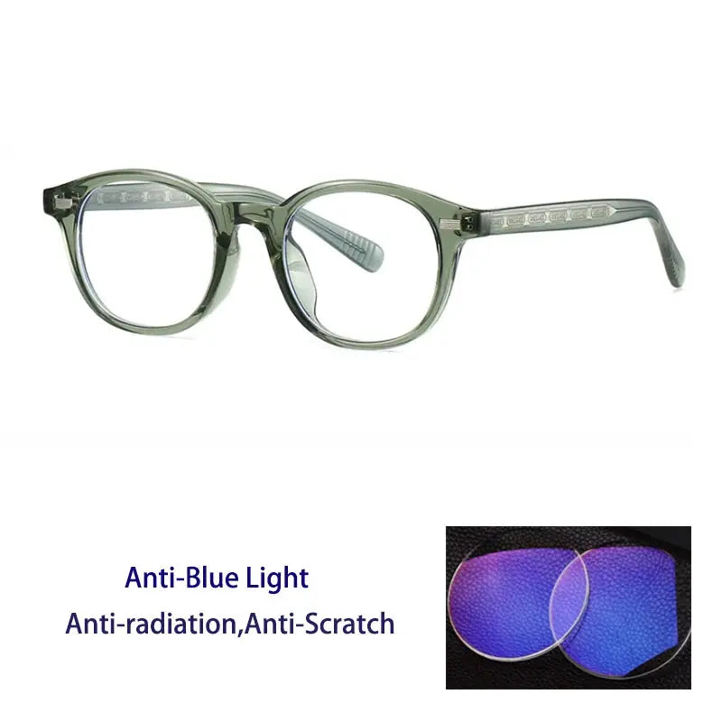 Unisex Round Full Rim TR90 Reading Glasses 28017 — view 14 | Rx Spectacle